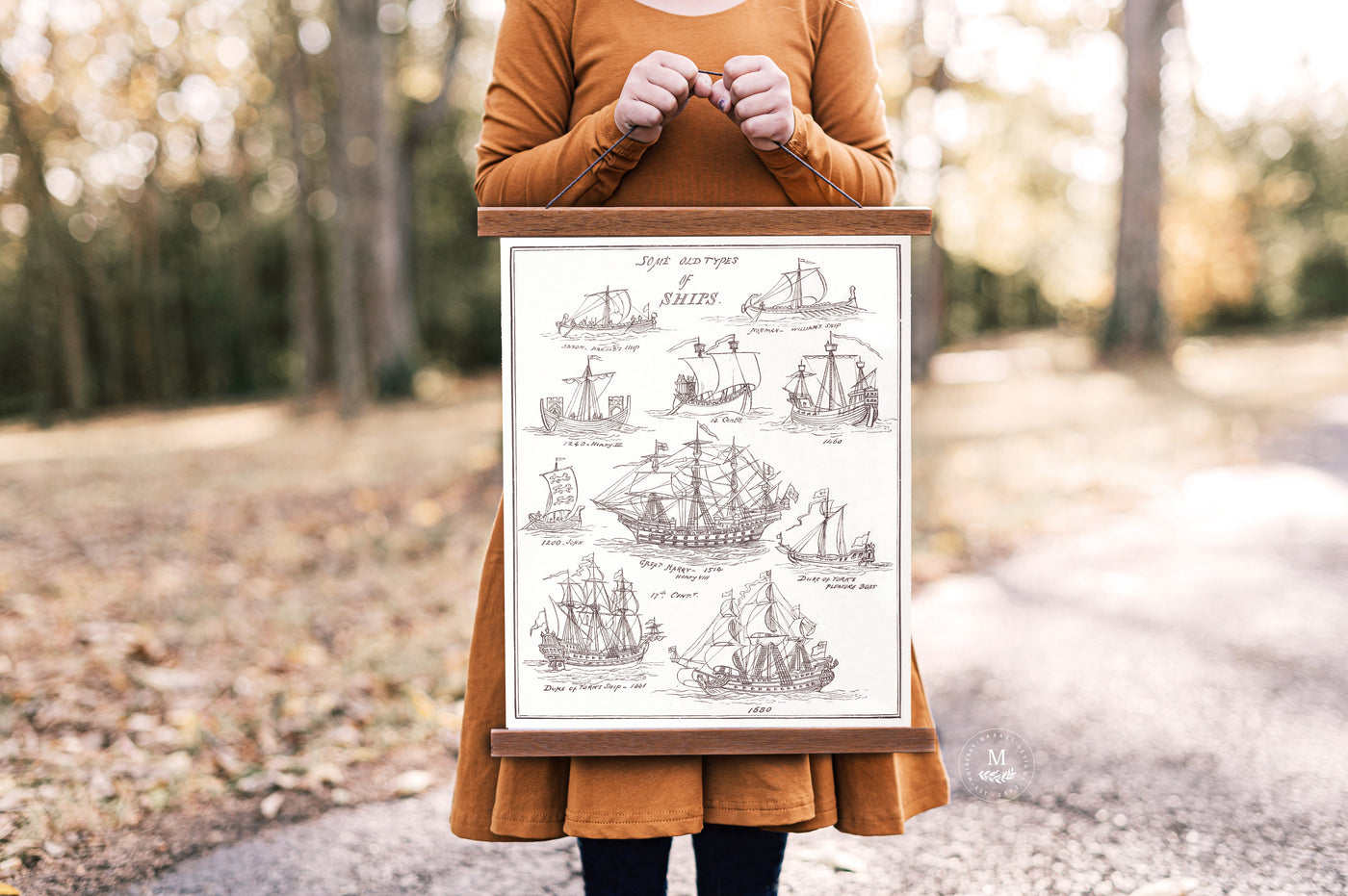 Vintage Old Types of Ships Tapestry Canvas Wall Decor - Mulberry Market Designs