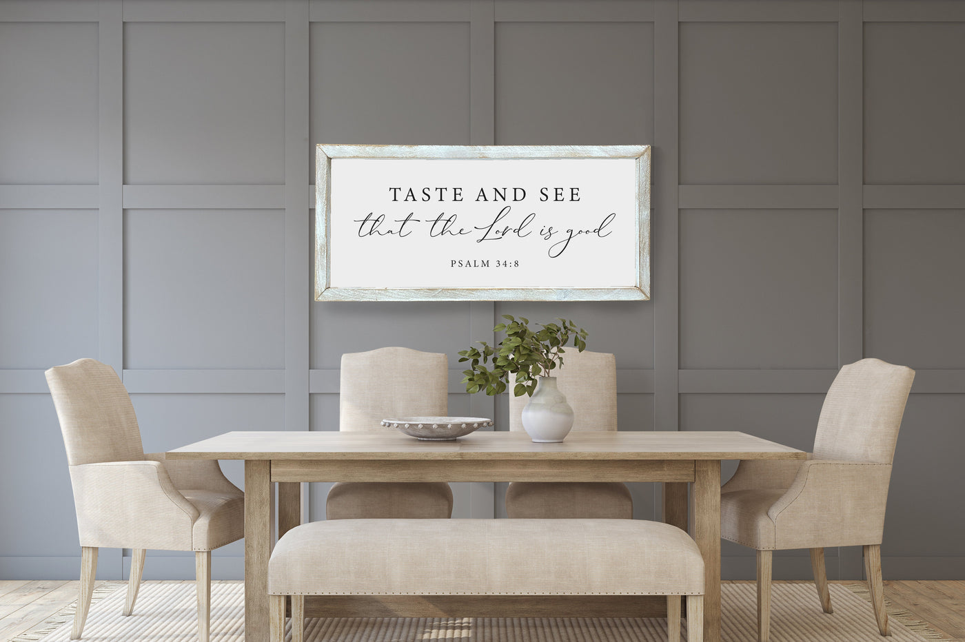 Taste and See That the Lord Sign - Mulberry Market Designs