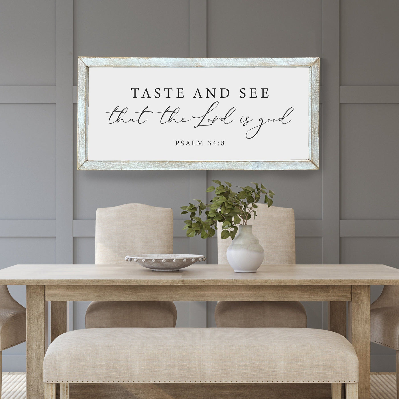 Taste and See That the Lord Sign - Mulberry Market Designs