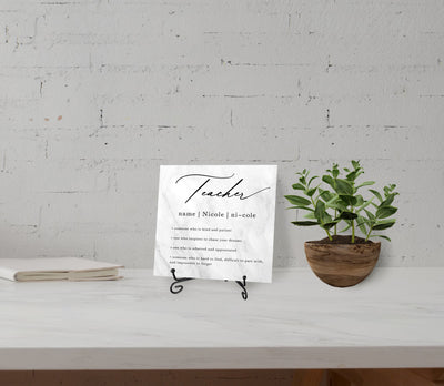Acrylic Teacher Appreciation Gift Sign