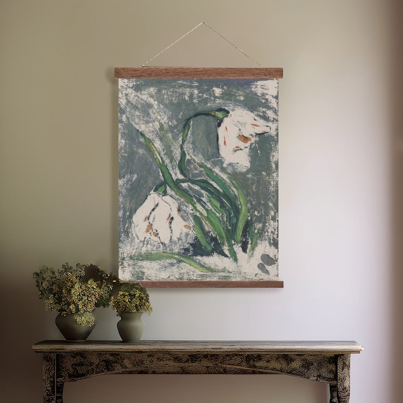 Tulips Abstract Hanging Canvas - Mulberry Market Designs