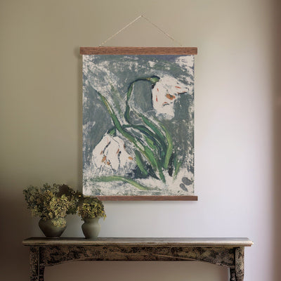 Tulips Abstract Hanging Canvas - Mulberry Market Designs