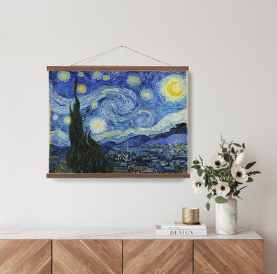 Van Gogh Starry Night Vintage Wall Art - Mulberry Market Designs