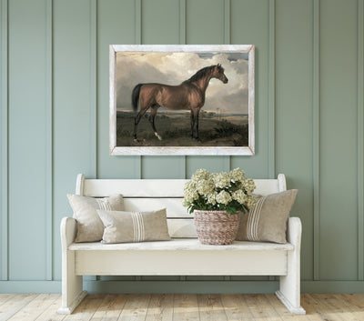 Vintage Stallion Horse Wall Art - Mulberry Market Designs