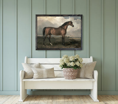 Vintage Stallion Horse Wall Art - Mulberry Market Designs