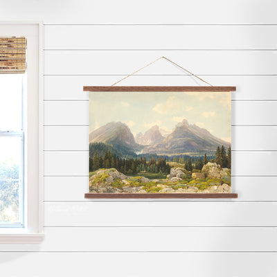 Vintage Tatra Mountain Canvas Wall Art