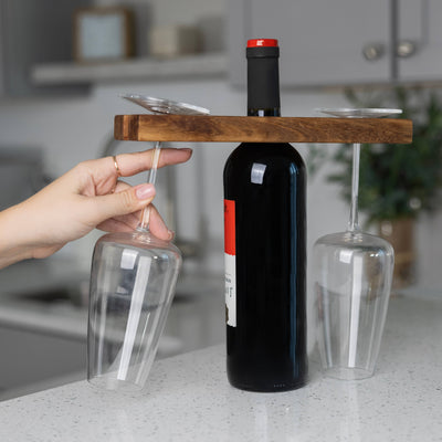 Wood Wine Glass Holder