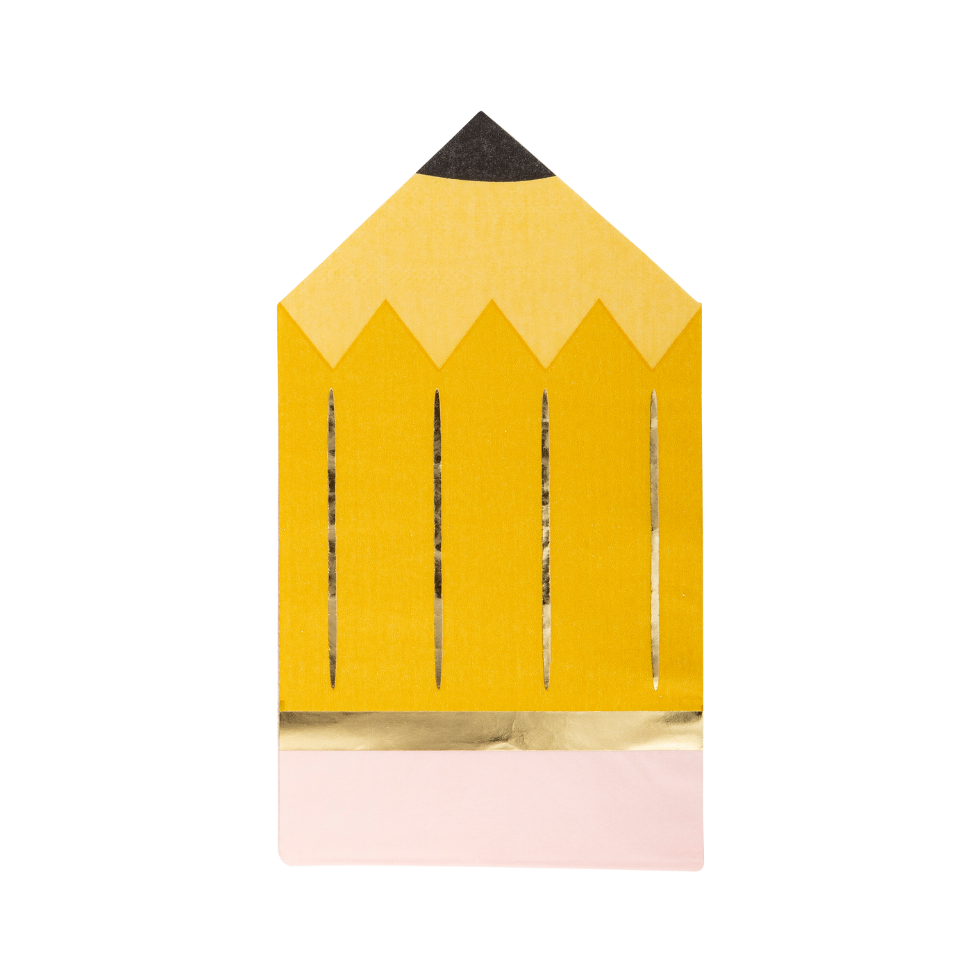Pencil Shaped Napkins Back to School