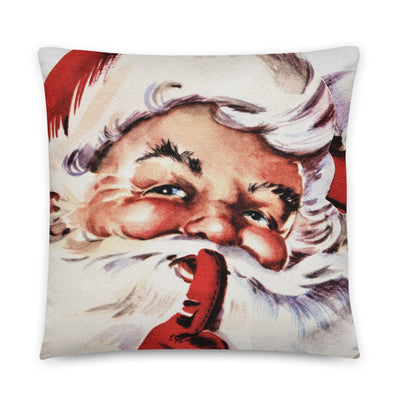 Vintage Santa Christmas Pillow - Mulberry Market Designs