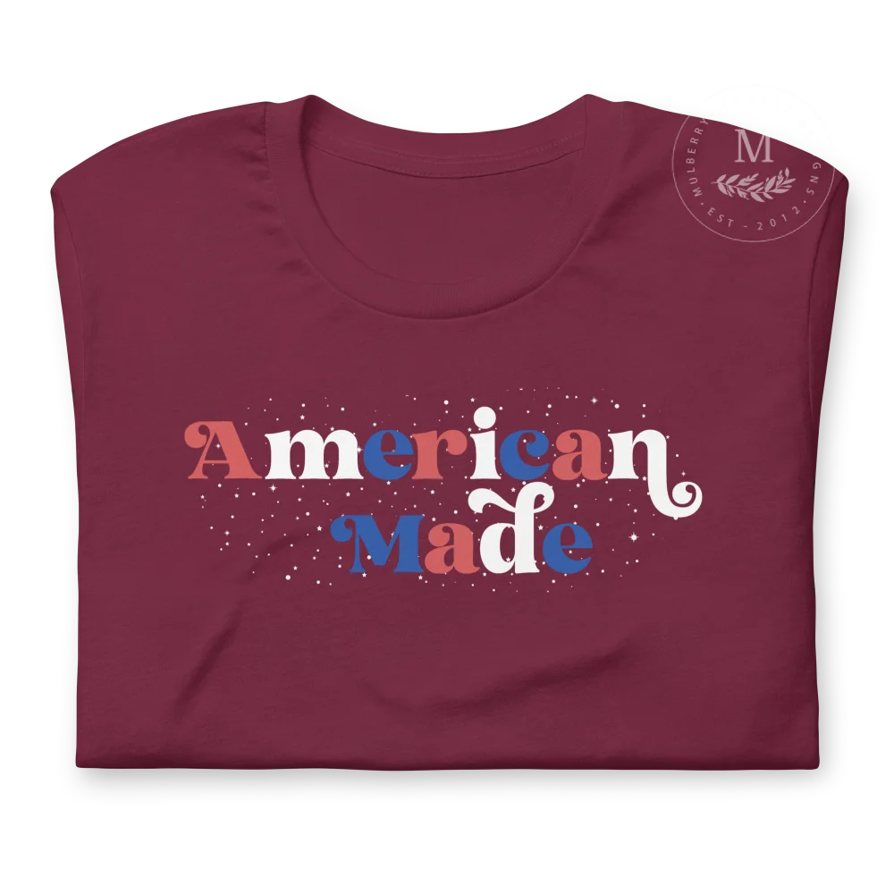 American Made T-Shirt Maroon / 3Xl