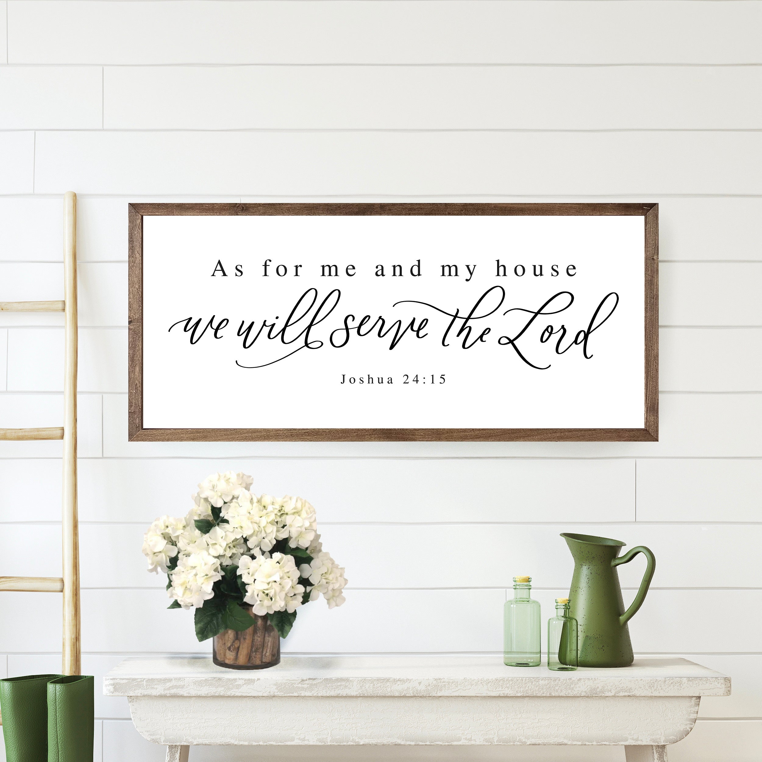 Household Serve The Lord {Little House Vase} Household Serve The Lord {Little House Vase}