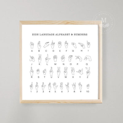 Asl Sign Language Alphabet