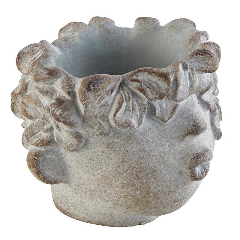 Flower Child Cement Planter Pot - Mulberry Market Designs