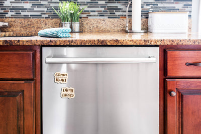 Clean/Dirty Dishwasher Magnet - Mulberry Market Designs