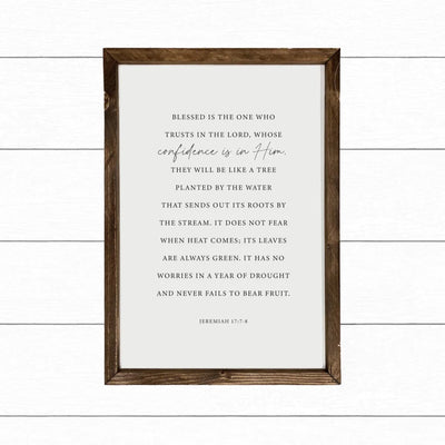 Blessed Is The One | Christian Wall Art