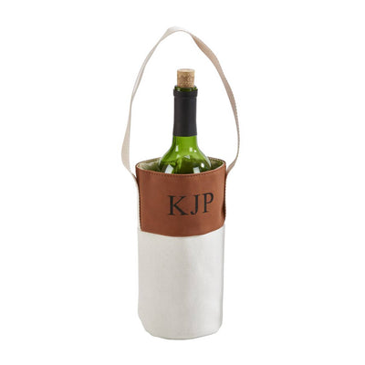 Wine Tote with Handle - Mulberry Market Designs