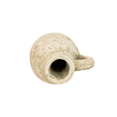 Charlotte Pitcher Bud Vase Antique White Terracotta - Mulberry Market Designs