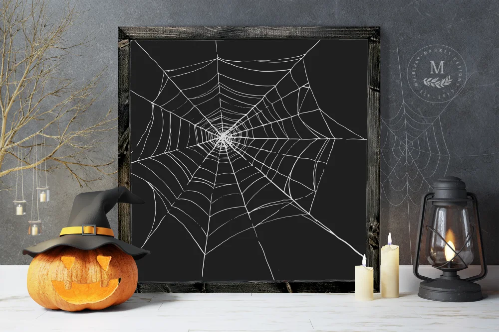 Cobweb Wall Art - Mulberry Market Designs