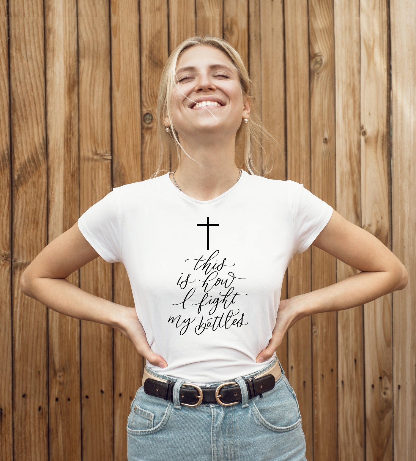 This Is How I Fight My Battles T-Shirt - Mulberry Market Designs