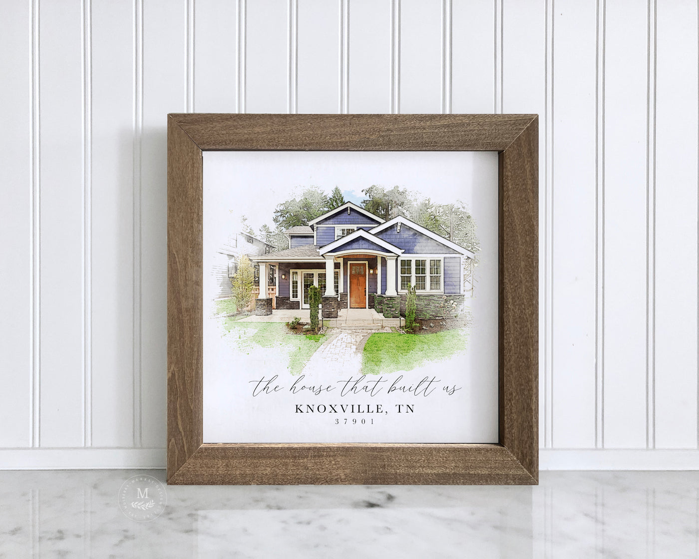 Custom Watercolor House Portrait Art