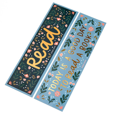 Good Day To Read A Book Bookmark Set - Mulberry Market Designs
