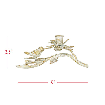 Bird on Branch Taper Candle Holder - Mulberry Market Designs