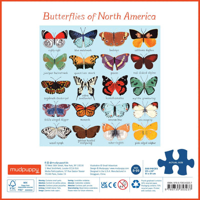 Butterflies 500 Piece Puzzle - Mulberry Market Designs