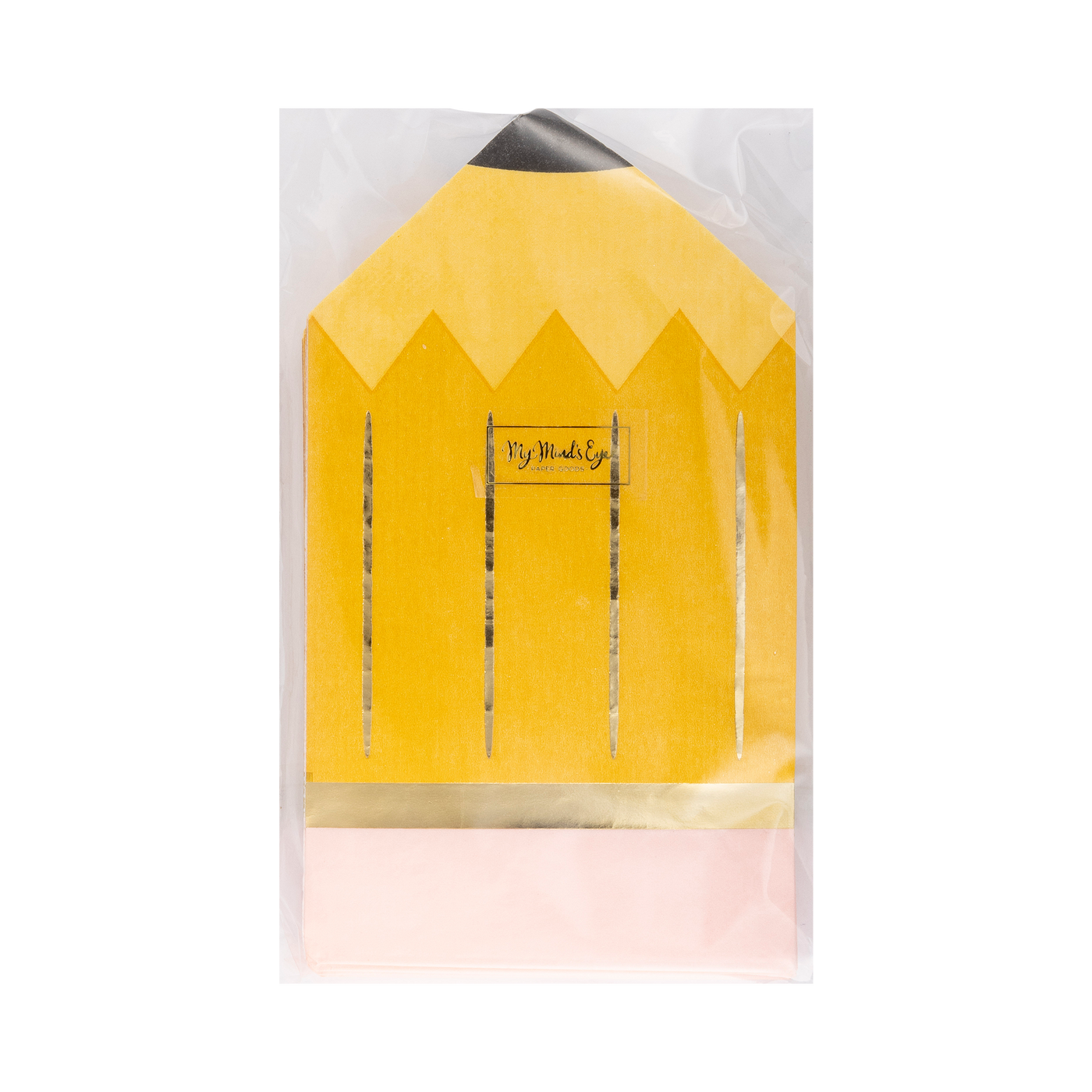 Pencil Shaped Napkins Back to School