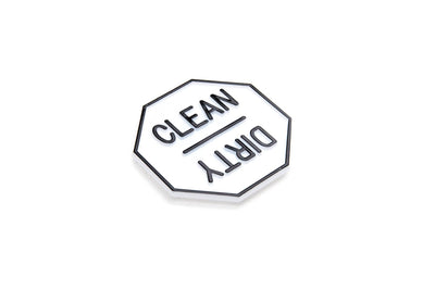 Fox Run Clean or Dirty Dishwasher Magnet, 2.5" x 2.5" - Mulberry Market Designs