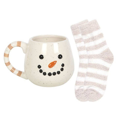 Snowman Christmas Mug and Socks Gift Set - Mulberry Market Designs