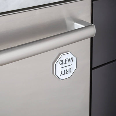 Fox Run Clean or Dirty Dishwasher Magnet, 2.5" x 2.5" - Mulberry Market Designs