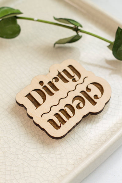 Clean/Dirty Dishwasher Magnet - Mulberry Market Designs