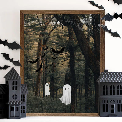 Hide And Seek Ghosts Wall Art - Mulberry Market Designs