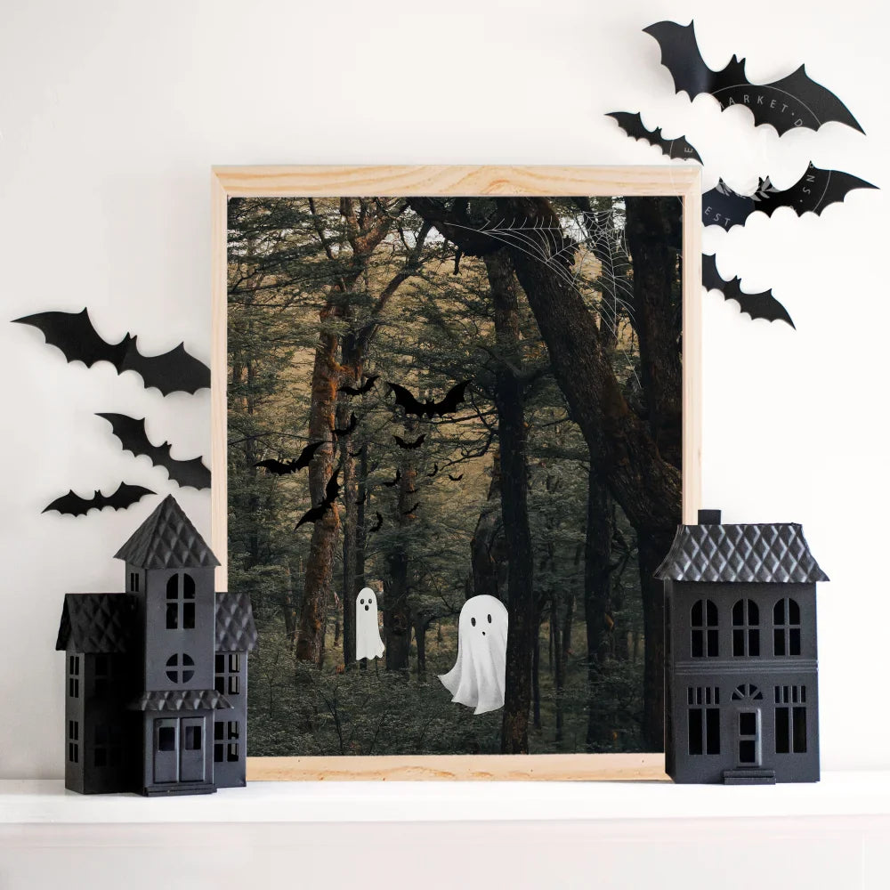 Hide And Seek Ghosts Wall Art - Mulberry Market Designs