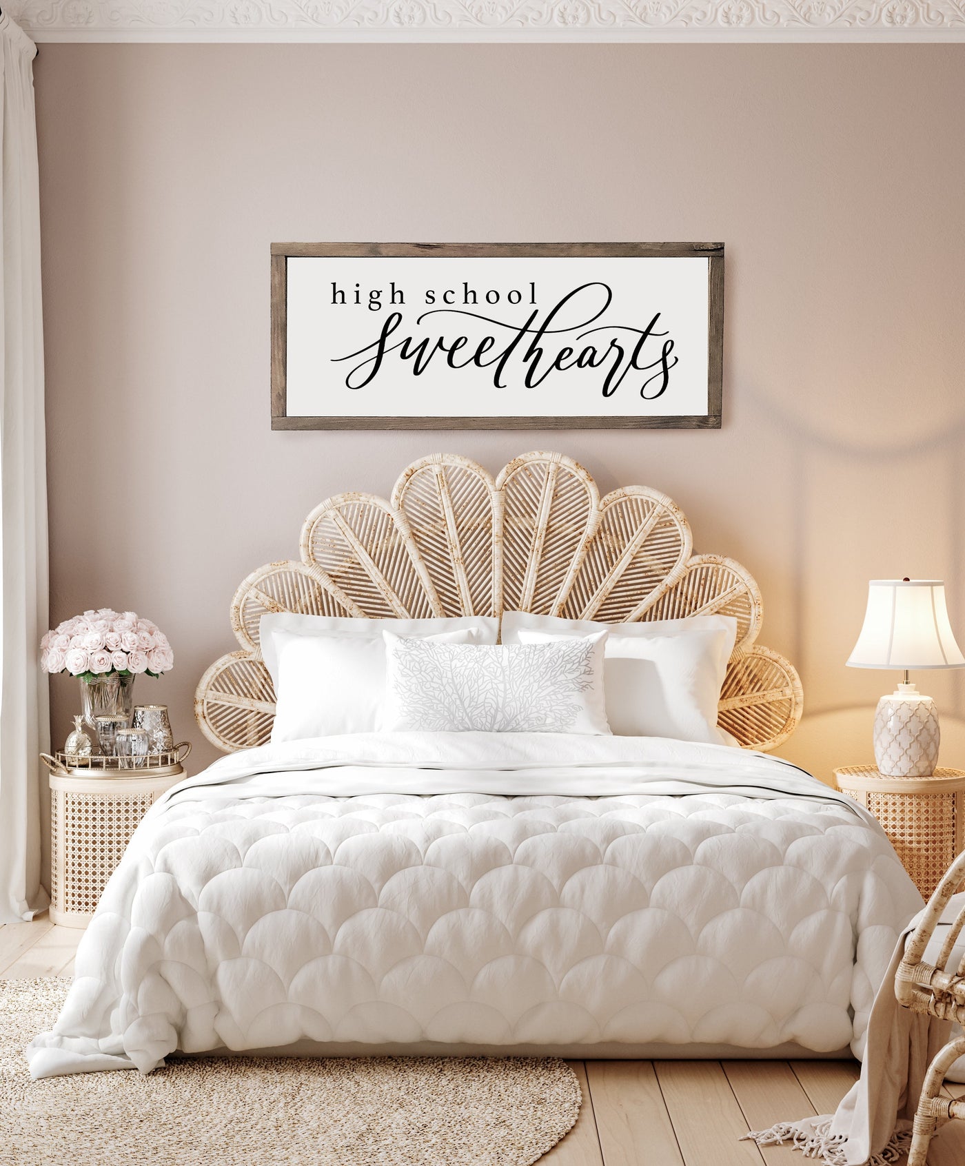 High School Sweethearts Bedroom Sign - Mulberry Market Designs