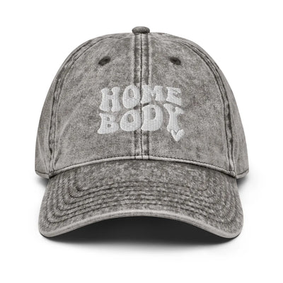 Homebody Baseball Hat Charcoal Grey