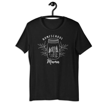 Homeschool Mama T-Shirt Black Heather / Xs