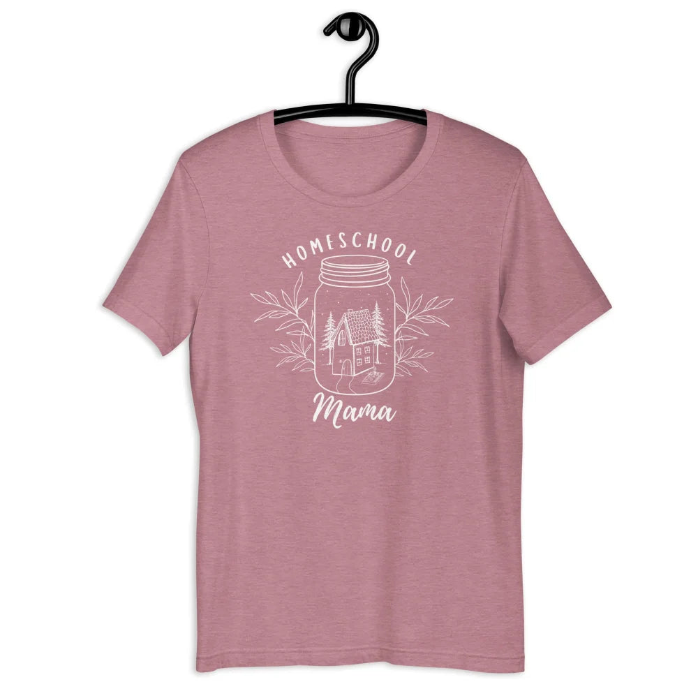 Homeschool Mama T-Shirt Heather Orchid / S
