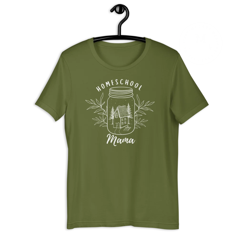 Homeschool Mama T-Shirt Olive / 3Xl