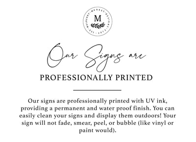 Unplugged Wedding Ceremony Sign - Mulberry Market Designs