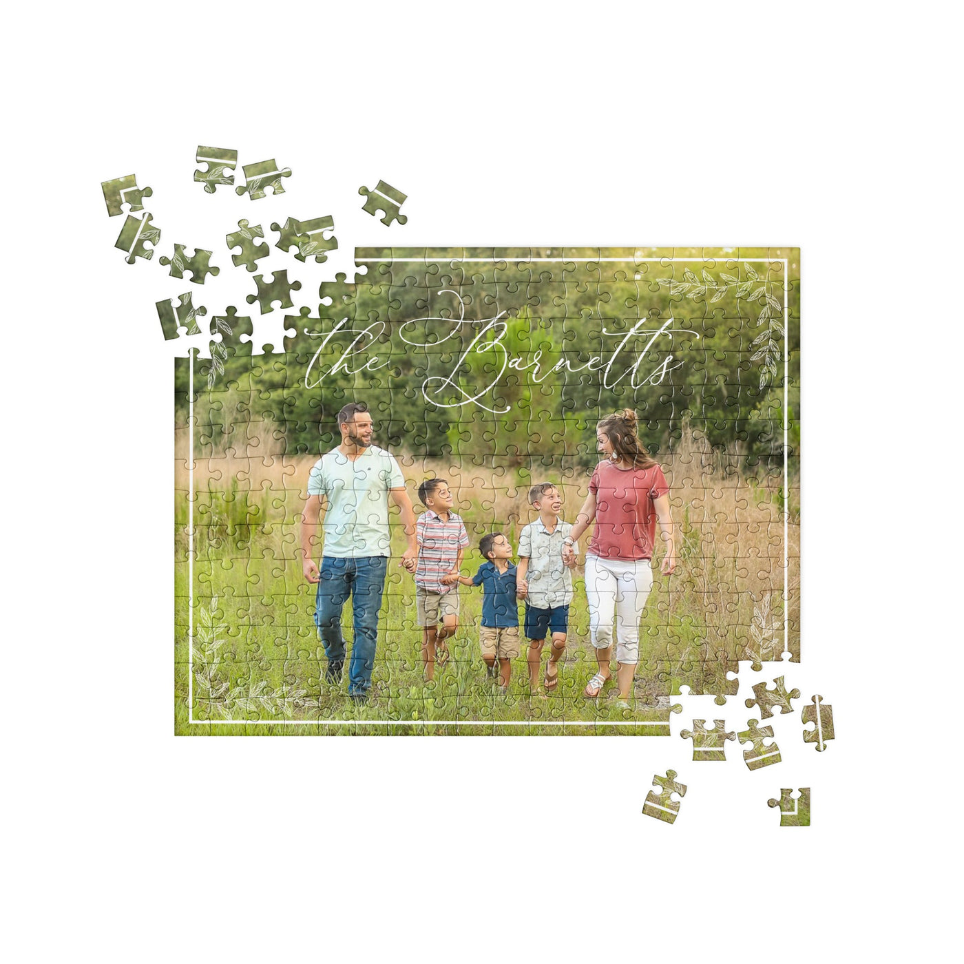 Custom Personalized Jigsaw Puzzle - Mulberry Market Designs