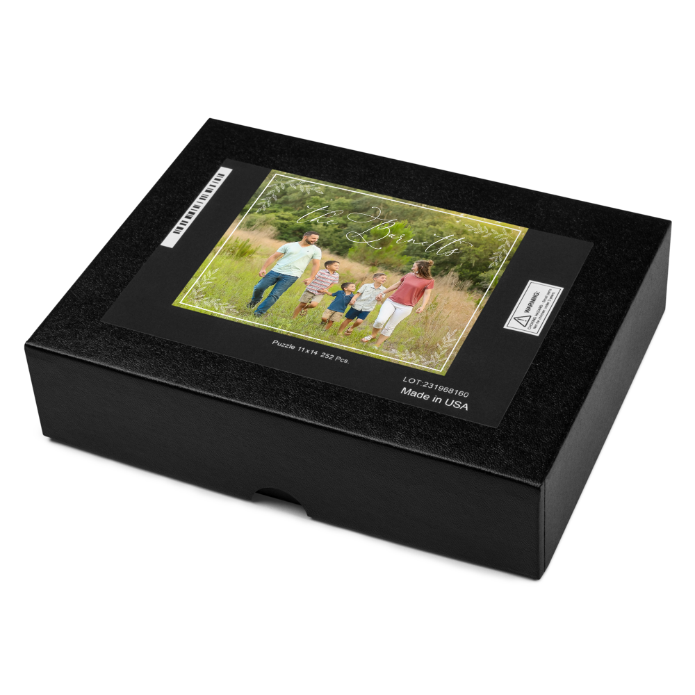 Custom Personalized Jigsaw Puzzle - Mulberry Market Designs