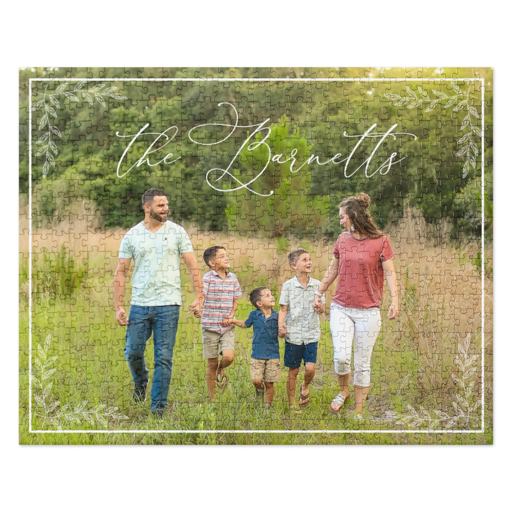 Custom Personalized Jigsaw Puzzle - Mulberry Market Designs