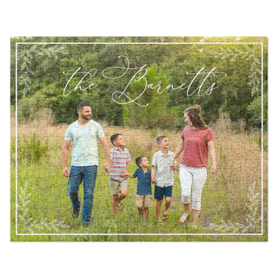 Custom Personalized Jigsaw Puzzle - Mulberry Market Designs