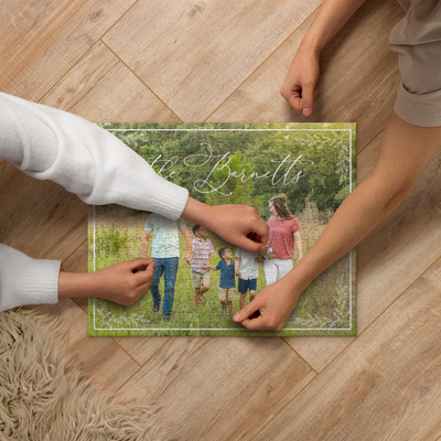 Custom Personalized Jigsaw Puzzle - Mulberry Market Designs