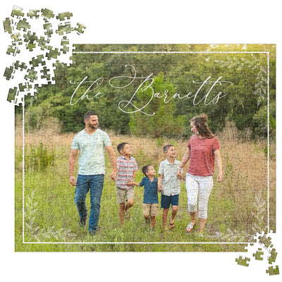 Custom Personalized Jigsaw Puzzle - Mulberry Market Designs