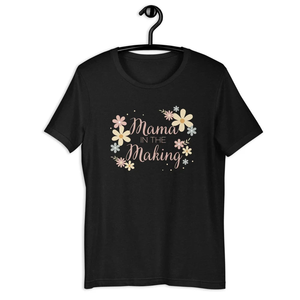Mama In The Making Shirt Black Heather / Xs