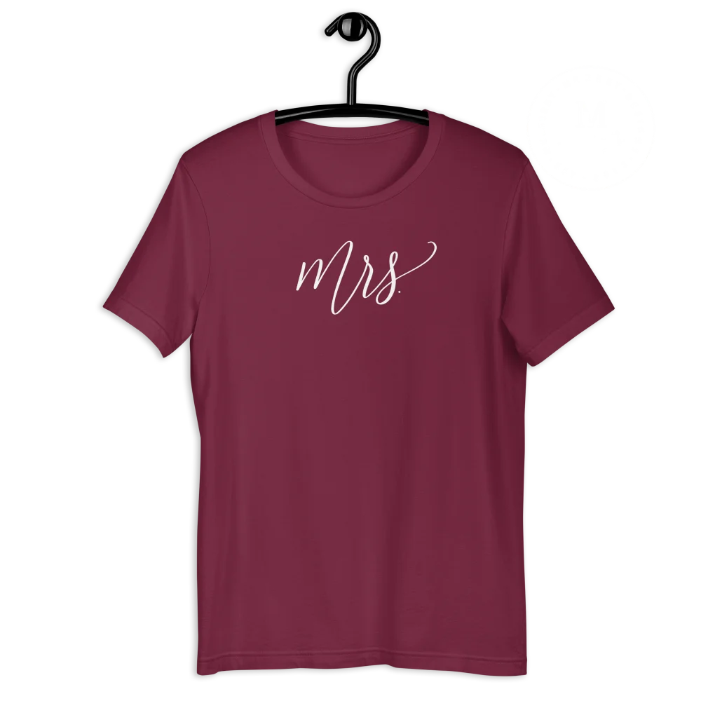 Mrs T-Shirt Maroon / 3Xl