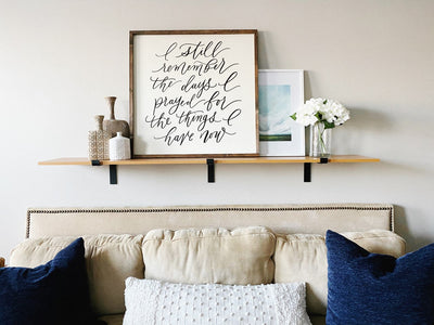 I Still Remember the Days | Farmhouse Wall Art - Mulberry Market Designs