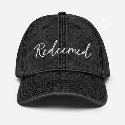 Redeemed Baseball Hat Black